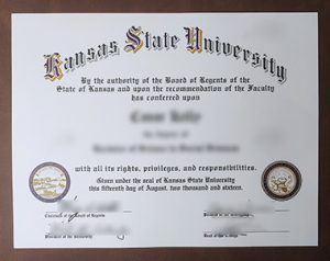 Kansas State University diploma