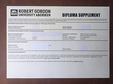 购买罗伯特·戈登大学的文凭要注意什么？