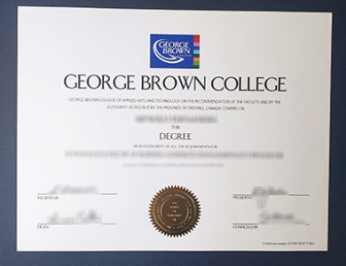 Buy George Brown College degree. 如何购买乔治布朗学院学位证书？