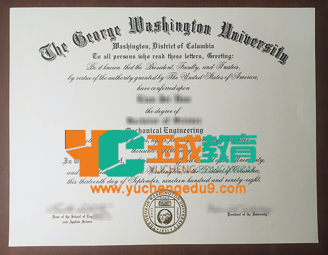 George Washington University degree