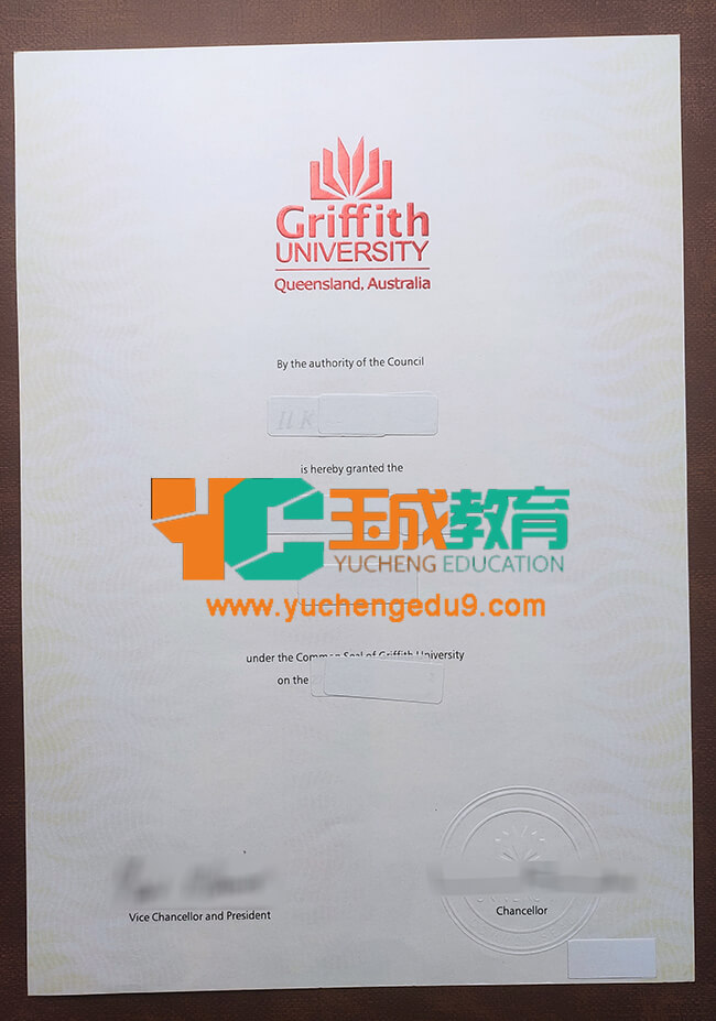 Griffith University diploma