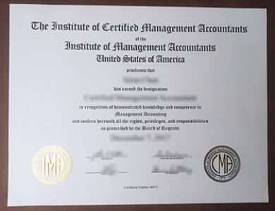 Buy Institute of Certified Management Accountants certificate. 在哪里可以获得注册管理会计师协会证书？