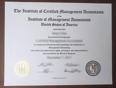 Buy Institute of Certified Management Accountants certificate. 在哪里可以获得注册管理会计师协会证书？