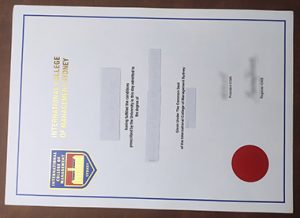 International College of Management Sydney diploma