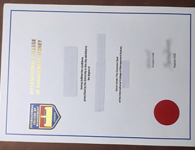 Buy International College of Management, Sydney fake diploma. 如何快速获得悉尼国际管理学院文凭？