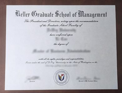 Buy Keller Graduate School of Management degree. 怎样买到凯勒管理学院学位证书？