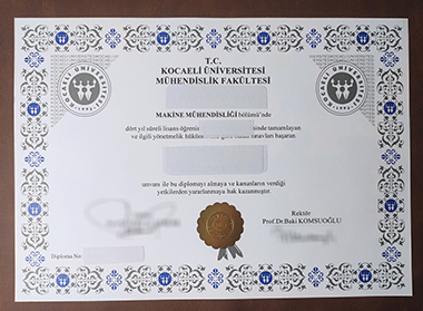 Buy Kocaeli Üniversitesi Mühendislik Fakültesi diploma, 怎样获得科贾埃利大学工程学院文凭？