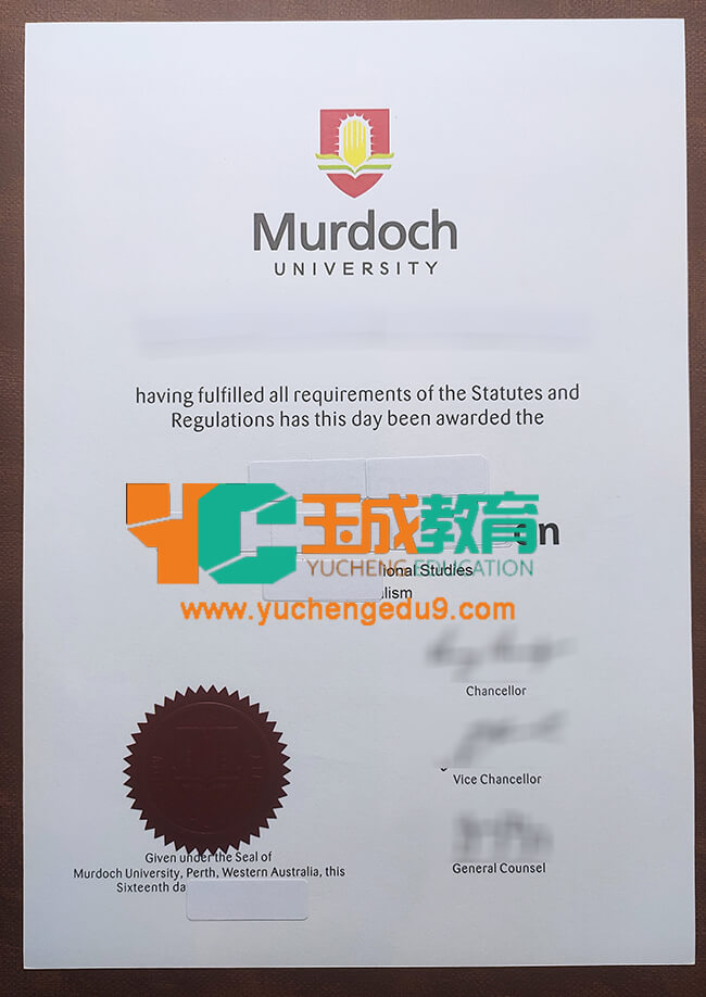 Murdoch University diploma