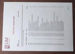 SIM University transcript