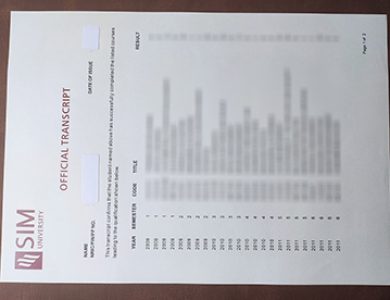 Buy SIM University transcript. 购买一个SIM大学假成绩单