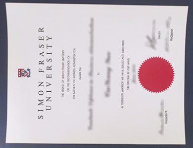 Buy Simon Fraser University diploma. 如何购买西蒙弗雷泽大学文凭？