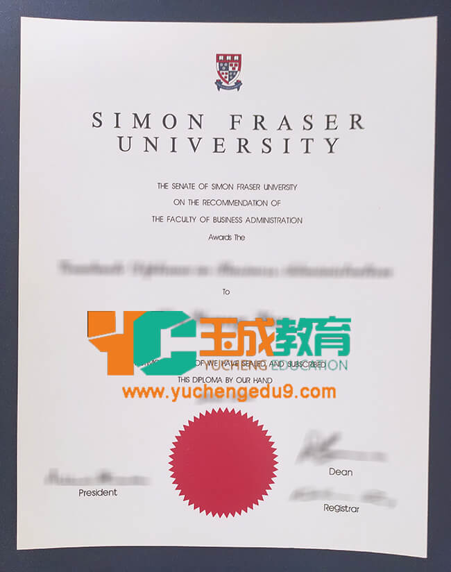 Simon Fraser University diploma