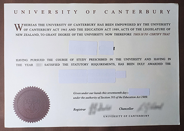 哪里能获得新西兰坎特伯雷大学证书？
