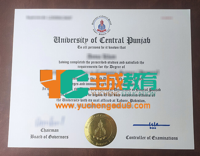 University of Central Punjab degree