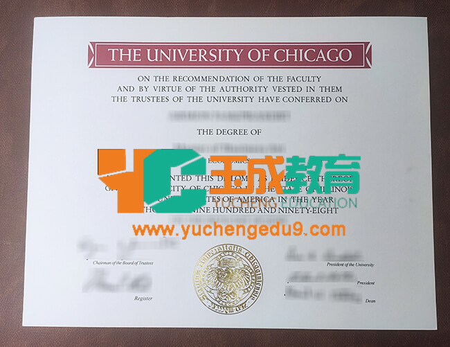 University of Chicago degree