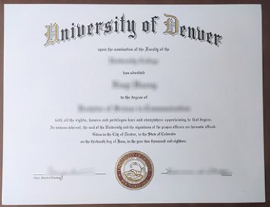 Can I buy University of Denver degree in US? 我能在美国获得丹佛大学学位吗？
