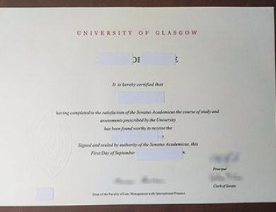 Buy fake University of Glasgow certificate. 如何快速获得格拉斯哥大学证书？