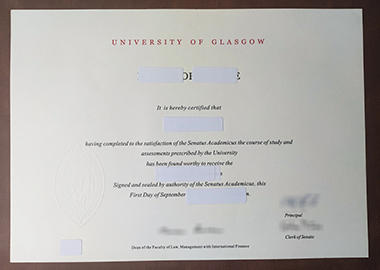 Buy fake University of Glasgow certificate. 如何快速获得格拉斯哥大学证书？