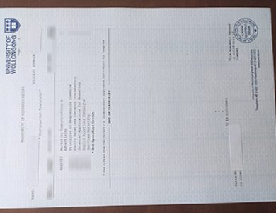 How to buy a fake University of Wollongong academic transcript?如何买到一个卧龙岗大学假文凭？