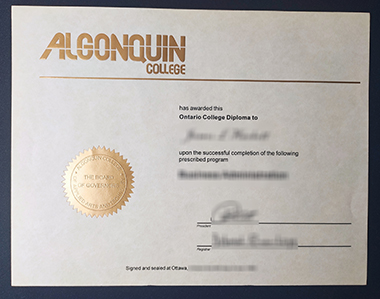 Buy Algonquin College diploma. 如何获得阿冈昆学院文凭？