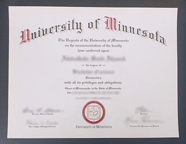 Buy University of Minnesota degree. 如何获得明尼苏达大学学位证书?