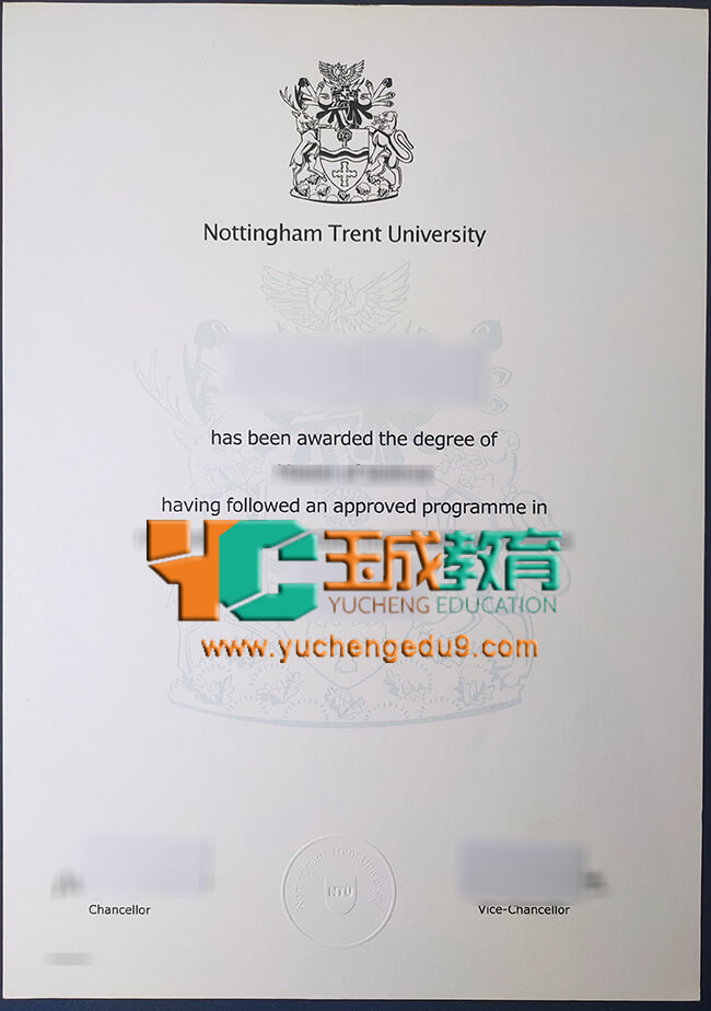 NTU, Nottingham Trent University degree 诺丁汉特伦特大学学位证书