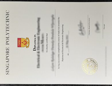 Where to buy a fake Singapore Polytechnic diploma? 哪里能快速获得新加坡理工学院SP文凭？