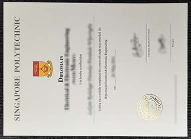 Where to buy a fake Singapore Polytechnic diploma? 哪里能快速获得新加坡理工学院SP文凭？