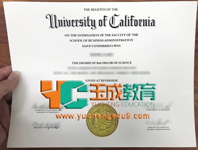 UCR, University of California, Riverside degree 加州大学河滨分校UCR学位证书