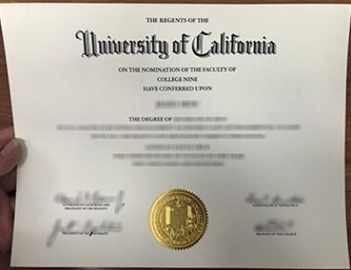 How to get a fake University of California, Santa Cruz degree? 加州大学圣克鲁斯分校UCSC证书办理