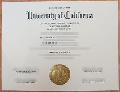Can I buy a fake University of California, San Diego degree in US? 如何在美国购买加州大学圣地亚哥分校UCSD学位证书？