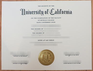 Can I buy a fake University of California, San Diego degree in US? 如何在美国购买加州大学圣地亚哥分校UCSD学位证书？