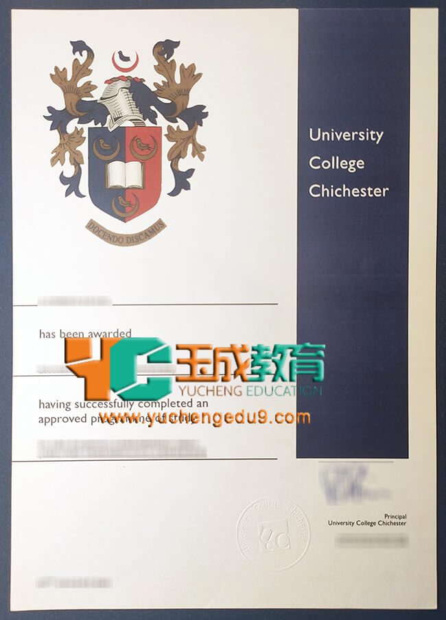 University of Chichester degree 奇切斯特大学学士学位证书