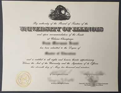 Where to get a fake University of Illinois Urbana-Champaign degree in Chicago? 怎样快速获得伊利诺伊大学香槟分校UIUC学位证书？