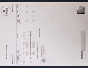 Deakin University transcript 迪肯大学成绩单