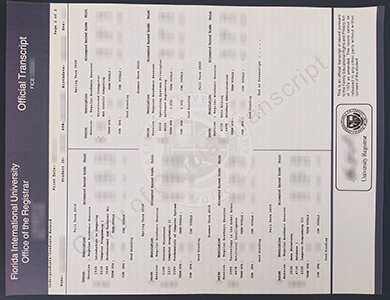 Purchase Florida International University transcript, 办理佛罗里达国际大学FIU成绩单