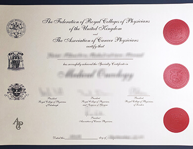 Puechase Federation of the Royal Colleges of Physicians certificate online 办理皇家医师学院联合会证书