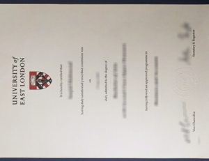 University of East London degree 东伦敦大学UEL毕业证