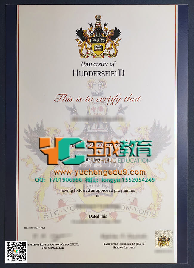 University of Huddersfield degree 哈德斯菲尔德大学毕业证