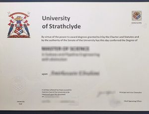 University of Strathclyde degree 斯特拉斯克莱德大学证书