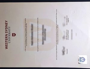 Western Sydney University degree 西悉尼大学学位证