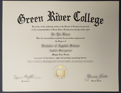 Buy Green River College degree online 在线购买绿河学院毕业证