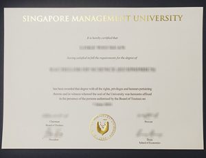 Singapore Management University degree 新加坡管理大学毕业证