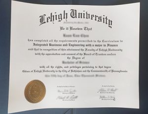 理海大学证书 Lehigh University degree