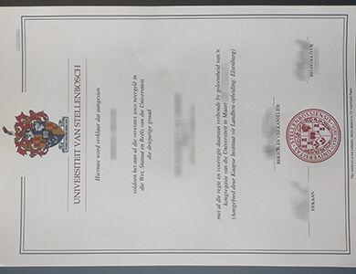 Where to buy a fake Stellenbosch University degree certificate? 订购斯泰伦博斯大学假证书