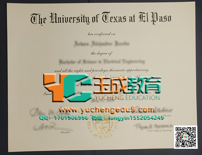 德克萨斯大学埃尔帕索分校UTEP毕业证 University of Texas at El Paso （UTEP）degree