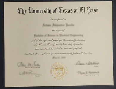 如何购买伪造的德克萨斯大学埃尔帕索分校UTEP毕业证？ How to purchase a phony University of Texas at El Paso (UTEP) degree?