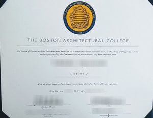 波士顿建筑学院BAC毕业证 Boston Architectural College (BAC) degree