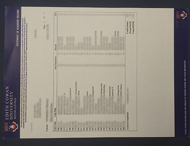 办理埃迪斯科文大学ECU成绩单 Order a fake Edith Cowan University (ECU) transcript