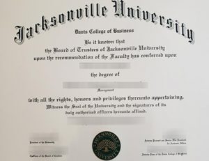 杰克逊维尔大学毕业证 Jacksonville University degree
